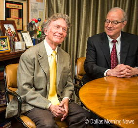 Sam Wyly with Josiah Daniel