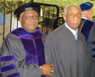 Judge Carl Stewart and his father, Richard Stewart Sr., received honorary degrees together from Centenary College in 2013.