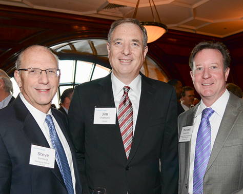 From left to right: Steven Sonberg, managing partner, Holland & Knight; Jim Chadwick, Dallas executive partner, Holland & Knight; and Michael McKenney, managing director of investment finance origination, Citi Private Bank
