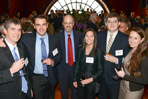 From left to right: James Voelker, Dallas associate, Holland & Knight; Adam Teckman, president/co-founder, Cobalt Real Estate Services; Joe Guay, New York partner, Holland & Knight; Jeanette Teckman, vice president and senior counsel of operations; TRT Holdings, Inc.; Michael Emerson, Dallas associate, Holland & Knight; Kelly Boyington, associate counsel, Vendera Resources