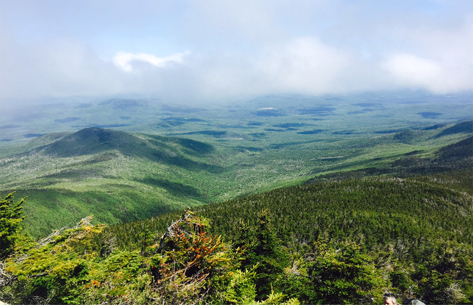  The fog banks cleared as Lynn descended Mount Lafayette, and he could not believe the view. He remembers stopping and staring at it thinking, "There is no way I can capture this on my phone." 