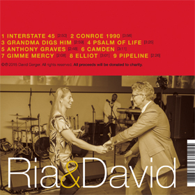 David and Ria Gerger are pictured on their new CD.