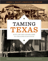 The textbook “Taming Texas” helps seventh grade students understand how the Texas court system works.