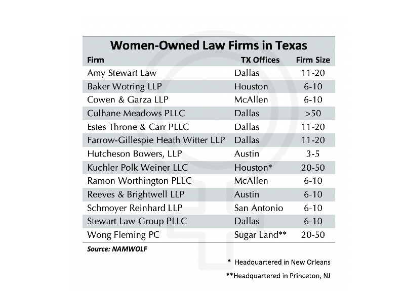 When Women Own Their Firm - The Texas Lawbook